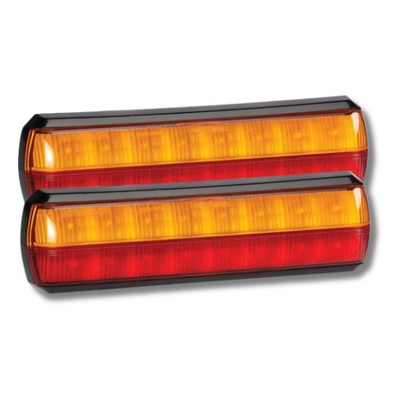 10 - 33V 38 Model Slimline Rear Stop / Tail Indicator Lamp Pair-Love My Caravan Australia