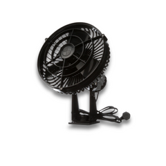 12V Waterproof Caravan / RV Fan Black Love My Caravan