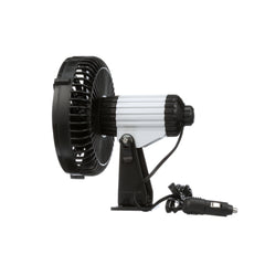 12V Waterproof Caravan / RV Fan Black Love My Caravan