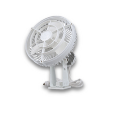 12V Waterproof Caravan / RV Fan White Love My Caravan