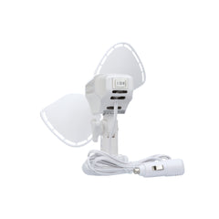 12v Caravan / RV Fan White Love My Caravan