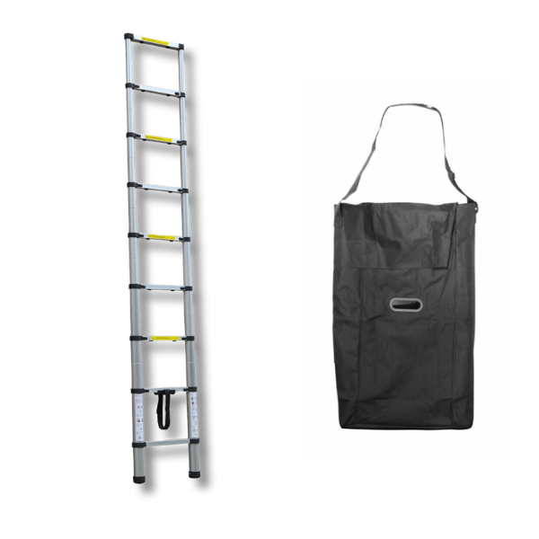 2.6m Foldable Telescopic Ladder + Carry Bag Love My Caravan