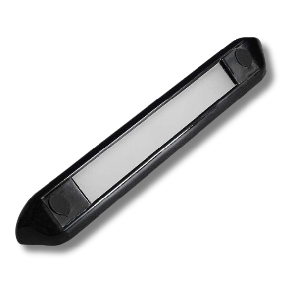 250mm 10 Inch LED Awning Light Pc Cover Black For Caravan & RVs-Love My Caravan Australia