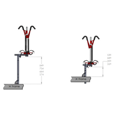 4 Bike Van Rack Short Bolt On Kit-Love My Caravan Australia