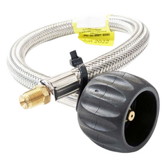 450mm Flexi Hose Double Gas Regulator-Love My Caravan Australia