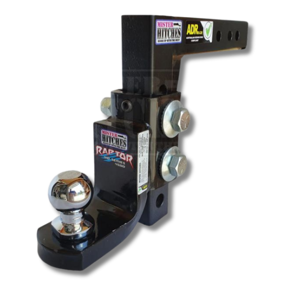 4.5t Raptor Adjustable Ball Mount For Caravan & RVs-Love My Caravan Australia