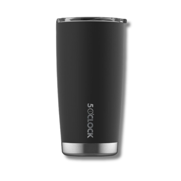 590ml Vacuum Insulated Tumbler Stainless Black-Love My Caravan Australia