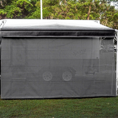 5.50M Sunblocker Long Side Wall Grey For Caravan & RVs-Love My Caravan Australia