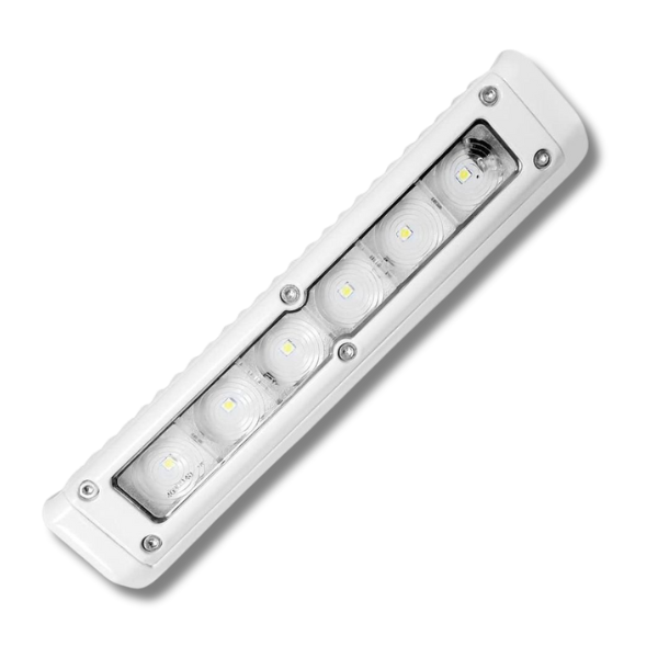 8 Inch White LED Awning Light 12V Cool White For Caravan & RVs-Love My Caravan Australia