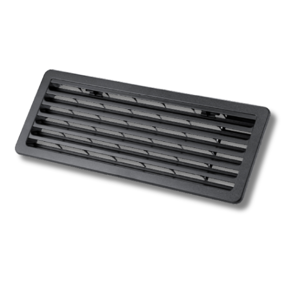 Bottom Fridge Vent Black-Love My Caravan Australia