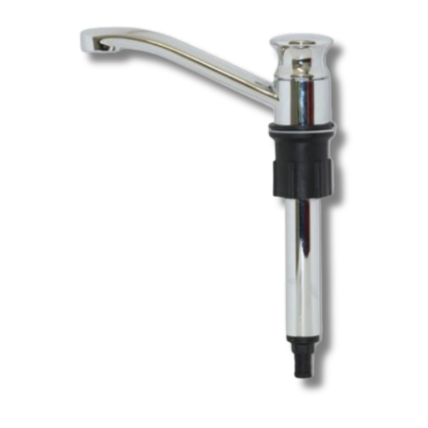 Chrome Plated Hand Pump For Caravan & RVs-Love My Caravan Australia