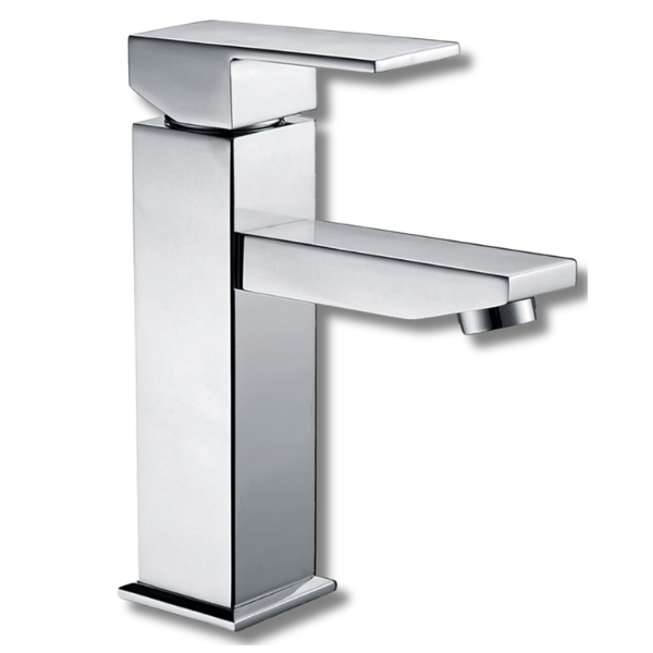 Deko Square Basin Mixer Chrome For Caravan & RVs-Love My Caravan Australia