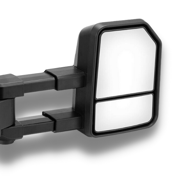 Extendable Towing Mirrors with Dynamic Indicators & Electric Mirror for Holden Colorado 2012-2020 - Black - SAN HIMA (PAIR)-Love My Caravan