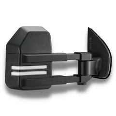 Extendable Towing Mirrors with Dynamic Indicators & Electric Mirror for Holden Colorado 2012-2020 - Black - SAN HIMA (PAIR)-Love My Caravan