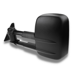 Extendable Towing Mirrors with Electric Mirror for 80 Series Toyota Landcruiser 1990-1998 - Black (PAIR)-Love My Caravan
