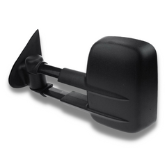 Extendable Towing Mirrors with Electric Mirror for GU Nissan Patrol 1997-2019 - Black (PAIR)-Love My Caravan