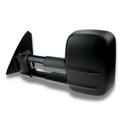 Extendable Towing Mirrors with Electric Mirror for ML / MN Mitsubishi Triton 2005-2015 - Black (PAIR)-Love My Caravan