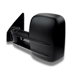 Extendable Towing Mirrors with Electric Mirror for Mazda BT-50 2012-2019 - Black (PAIR)-Love My Caravan