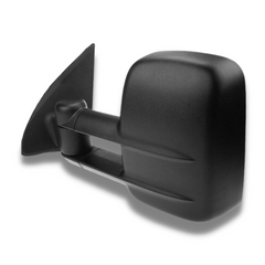 Extendable Towing Mirrors with Electric Mirror for PX1 / PX2 Ford Ranger 2012-2018 - Black (PAIR)-Love My Caravan