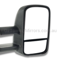 Extendable Towing Mirrors with Indicators & Electric Mirror for Isuzu D-MAX 2012-2019 - Black (PAIR)-Love My Caravan