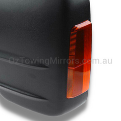 Extendable Towing Mirrors with Indicators & Electric Mirror for Isuzu D-MAX 2012-2019 - Black (PAIR)-Love My Caravan