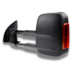 Extendable Towing Mirrors with Indicators & Electric Mirror for PX1 / PX2 Ford Ranger 2012-2018 - Black (PAIR)-Love My Caravan