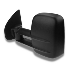 Extendable Towing Mirrors with Manual Mirror for Isuzu D-MAX 2012-2019 - Black (PAIR)-Love My Caravan