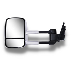 Extendable Towing Mirrors with Smoked Indicators & Electric Mirror for UA Ford Everest 2015-2019 - Chrome (PAIR)-Love My Caravan