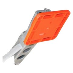 Foot Plate For Drop Down Leg Orange Pack of 4-Love My Caravan Australia