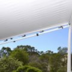 Long Anti Flap Kit 2300 To 2400mm White For Caravan & RVs-Love My Caravan Australia