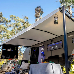 Mini Curved Roof Rafter Black For Caravan & RVs-Love My Caravan Australia