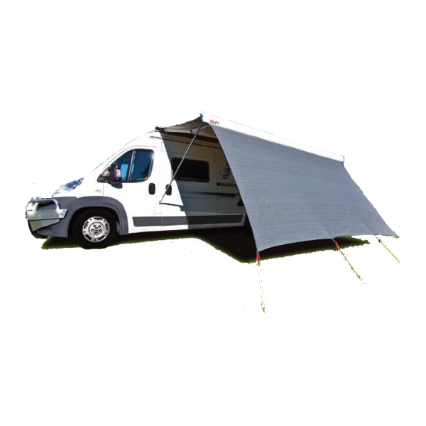 Privacy Awning 6ft Drop & 10ft Width Grey For Caravan & RVs-Love My Caravan Australia