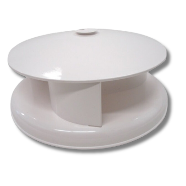 Rotary Vent Plastic White For Caravan & RVs-Love My Caravan Australia