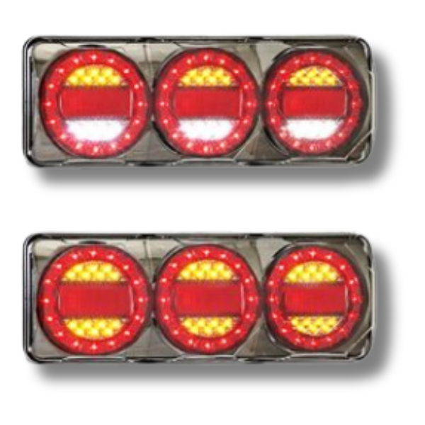 Single Box Bolt Mount LED Indicator / Stop / Tail / Reverse / Reflector Light-Love My Caravan Australia