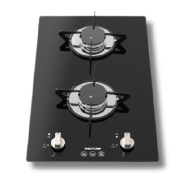 Topline 922 Two Burner Gas Hob For Caravan & RVs-Love My Caravan Australia