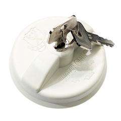 Water Filler Cap Keys White For Caravan & RVs-Love My Caravan Australia