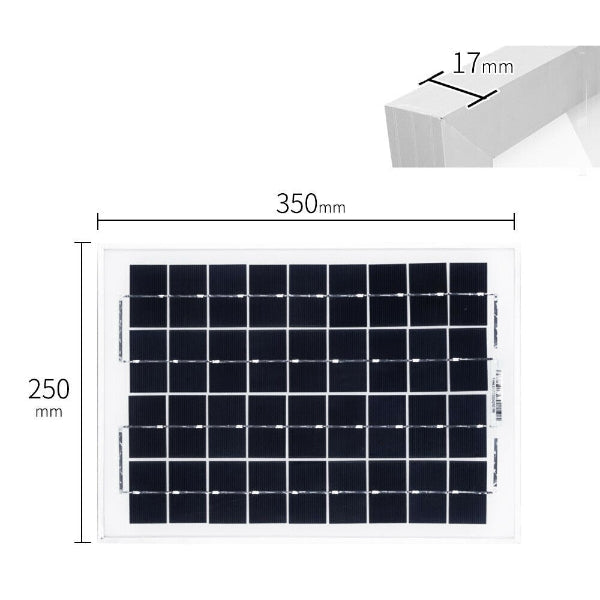10W 12V Monocrystalline Solar Panel Kit - Set of 2 Love My Caravan