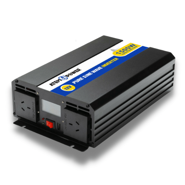 1500W-3000W 12V-240V Pure Sine Wave Power Inverter Rapid Cooling & Quick Charge Capable Love My Caravan