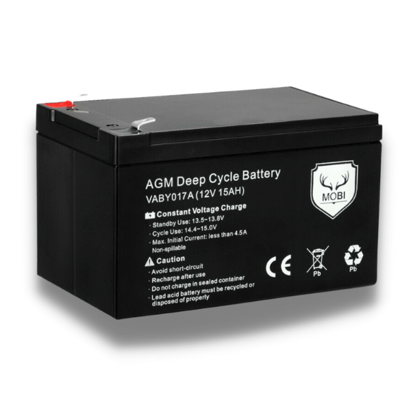 15AH 12V SLA Maintenance Free AGM Deep Cycle Battery Love My Caravan