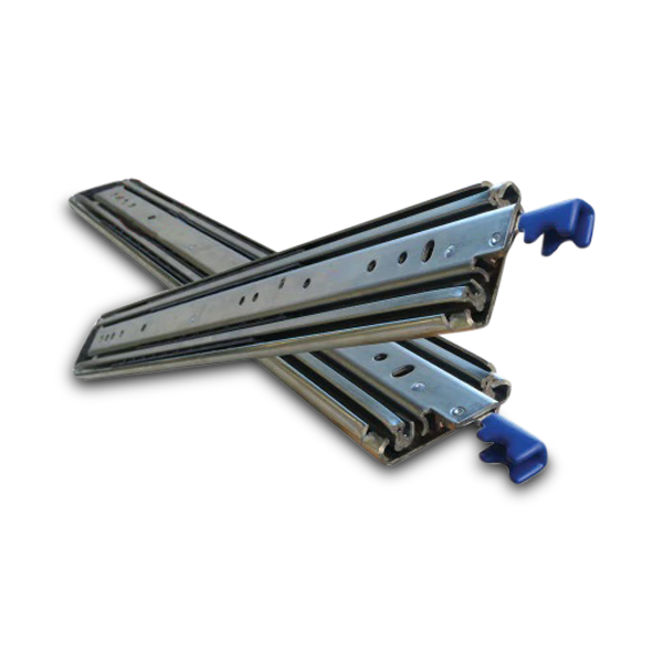 2x 355mm Lock In/Lock Out Drawer Slides - 227kg Rated Love My Caravan