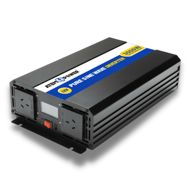 3000W-6000W 12V-240V Pure Sine Wave Power Inverter Rapid Cooling & Quick Charge Capable Love My Caravan