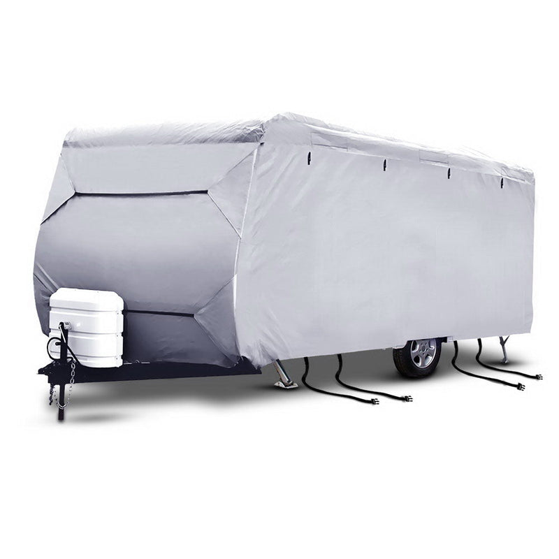 4.97/5.58m 2.4m x 2.2m Water Resistant Cover + Carry Bag for Caravans / Campervans Love My Caravan