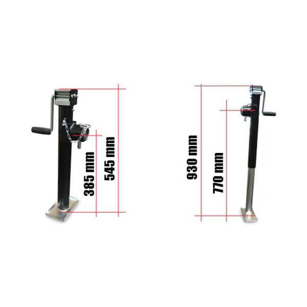 4x 385mm Extension Jack Stand for Caravans Trailers / Ute Canopies - 907kg Love My Caravan