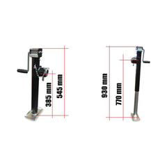 4x 385mm Extension Jack Stand for Caravans Trailers / Ute Canopies - 907kg Love My Caravan