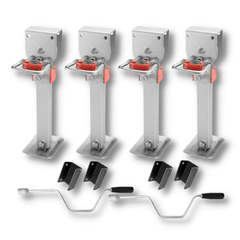 4x Drop Down Corner Legs for Caravans / Camper Trailers - 470mm-660mm Love My Caravan