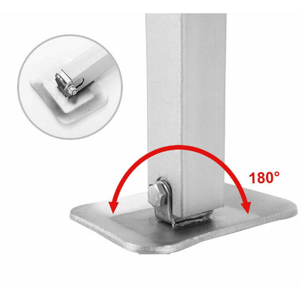 4x Drop Down Corner Legs for Caravans / Camper Trailers - 470mm-660mm Love My Caravan