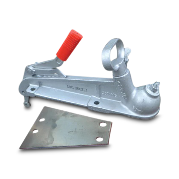 50mm Electric Ball Coupling Kit + Base Plate for Caravans / Trailers - 3500kg Love My Caravan