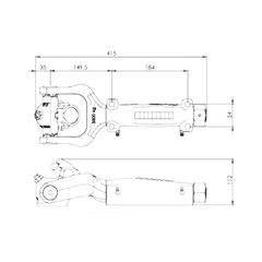 50mm Fixed Head Off Road Coupling for Caravans / Trailers - 3500kg