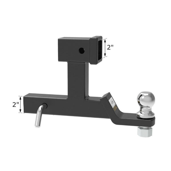 Dual Tow Hitch Ball Mount for 4x4's - 5000lbs Capacity Love My Caravan