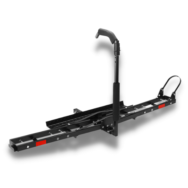 Steel Motorcycle Carrier for Cars with 2” Hitch Receiver + Padded Arm Love My Caravan